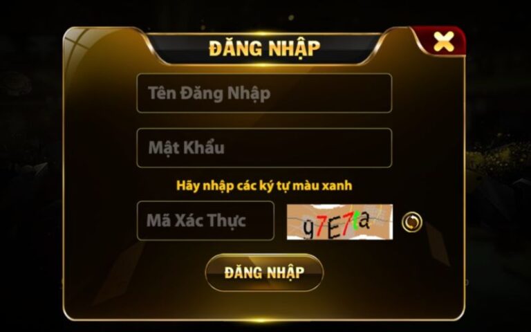 Giao diện đăng nhập go88
