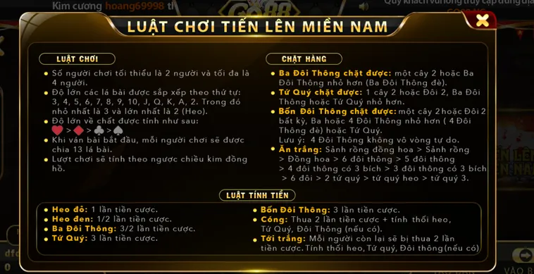 Phân Tích Hệ Thống Và Chiến Thuật Chơi Tiến Lên Miền Nam Go88 2026