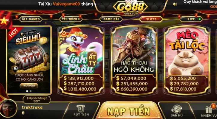 Phân Tích Công Nghệ Slot Machine Và Thuật Toán Săn Hũ Tại Hệ Thống Slots Go88 2026