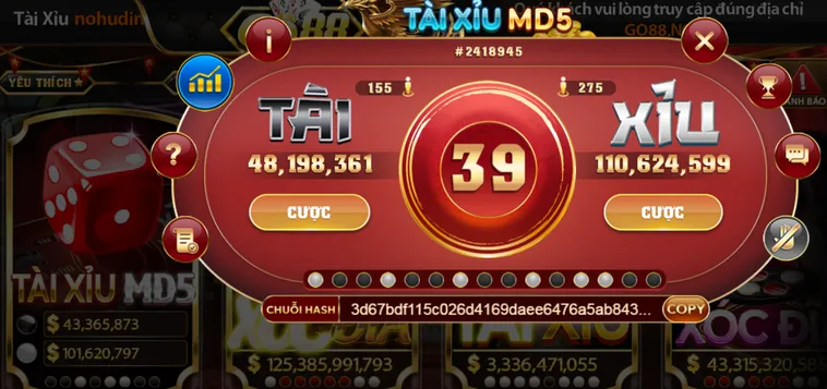 Phân Tích Công Nghệ MD5 Và Chiến Thuật Soi Cầu Tài Xỉu Go88 Chuyên Sâu 2026