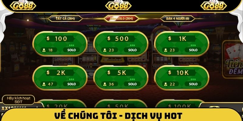 Về chúng tôi - Dịch vụ hot